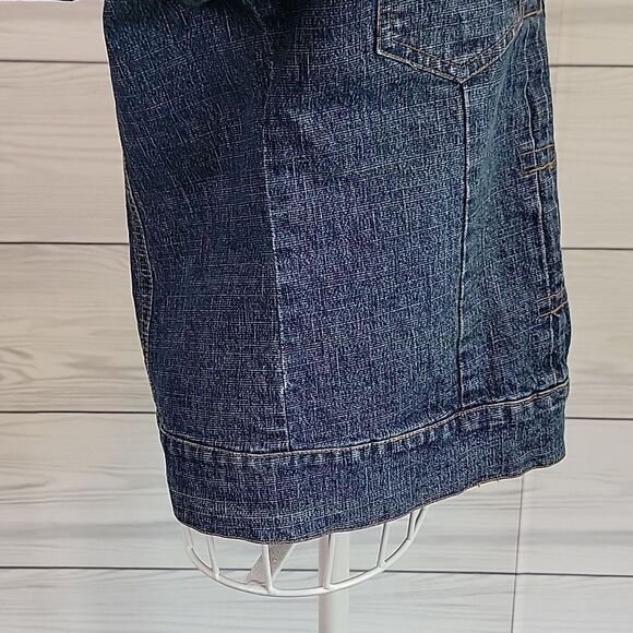 Hollister blue denim jean jacket Women's Size M - Picture 6 of 10